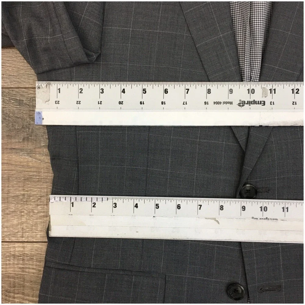 TOMMY HILFIGER Mens Blazer Sport Coat Casual Jacket‎ Size 38R Classic Wool Suit